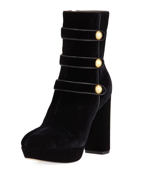 michael kors maisie flat ankle boots|MICHAEL Michael Kors Maisie Velvet Platform Ankle Boot.